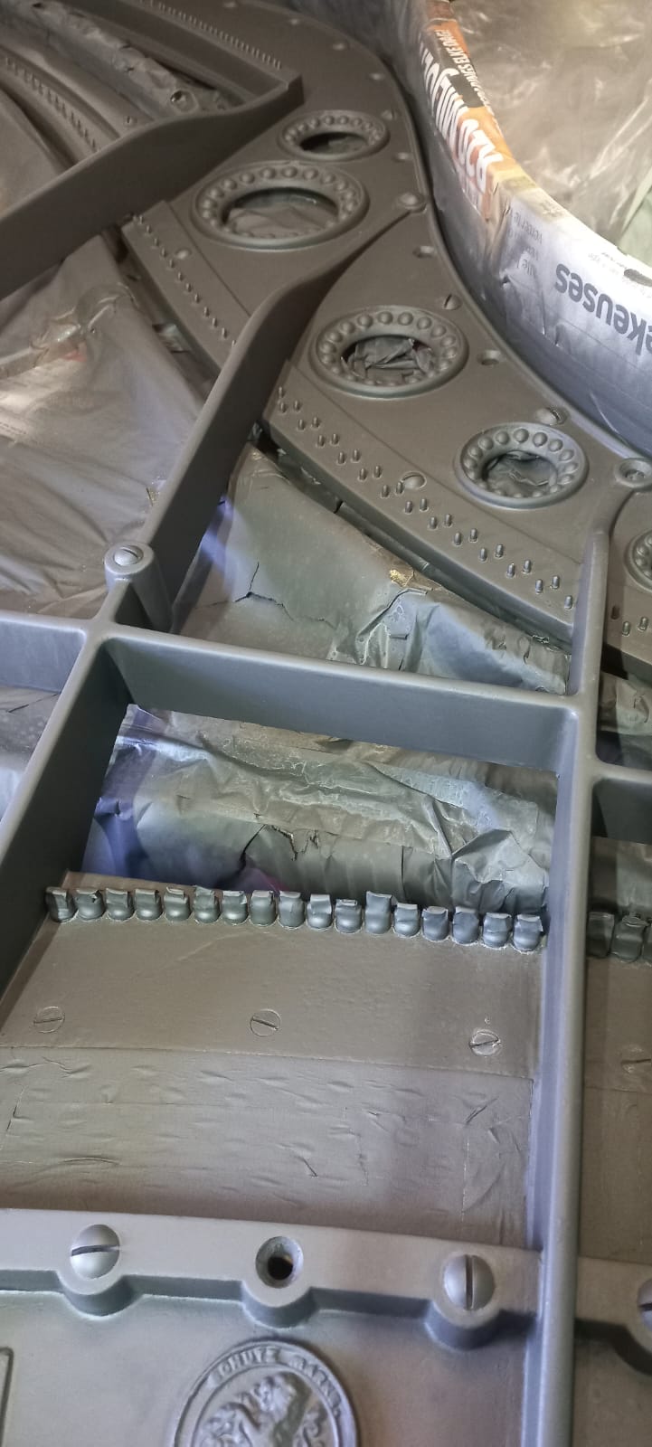 Piano restoration detail